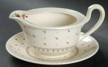 Warwick Gravy Boat with Attached Underplate