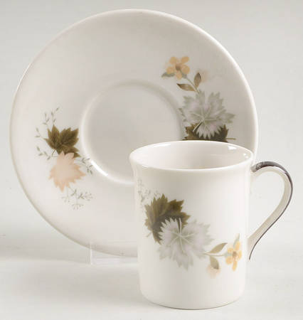 Westwood Flat Demitasse Cup & Saucer Set