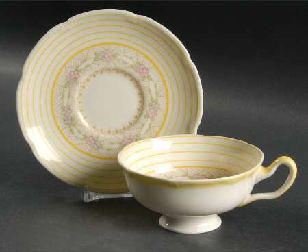 The Westminster Footed Cup & Saucer Set