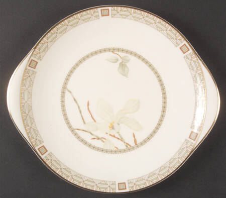 White Nile Handled Cake Plate