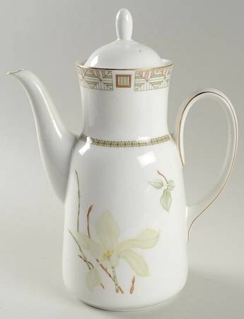 White Nile Coffee Pot & Lid by Royal Doulton
