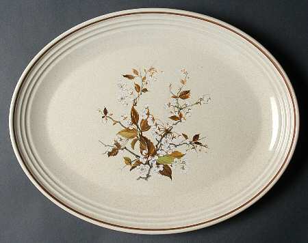 Wild Cherry 13" Oval Serving Platter