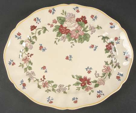 Wildflower 11" Oval Serving Platter