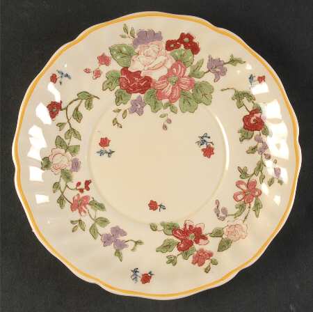 Wildflower Underplate for Round Gravy Boat