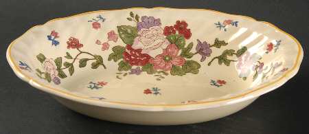 Wildflower 9" Oval Vegetable Bowl
