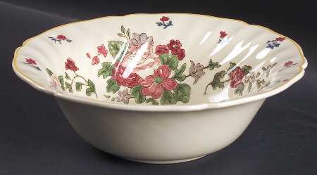 Wildflower 9" Round Vegetable Bowl