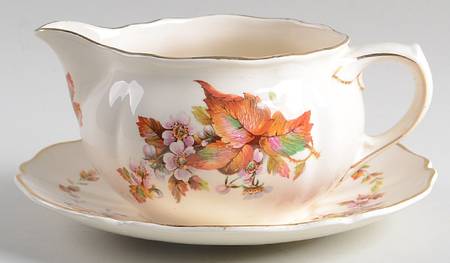 Wilton (Earthenware) Gravy Boat & Underplate