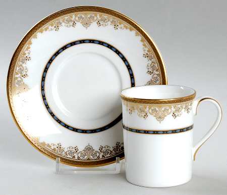 Winchester Flat Demitasse Cup & Saucer Set
