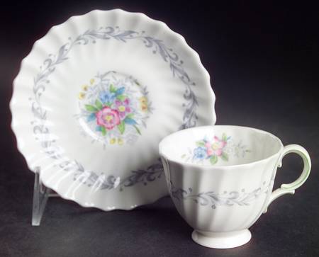 Windermere Footed Demitasse Cup & Saucer Set