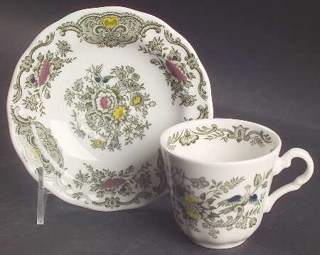 Windsor Flat Demitasse Cup & Saucer Set