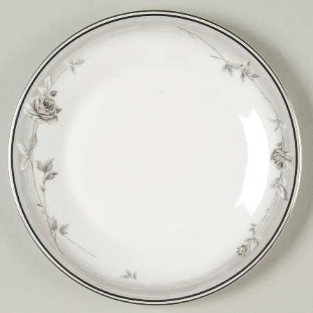 Winter Rose Bread & Butter Plate