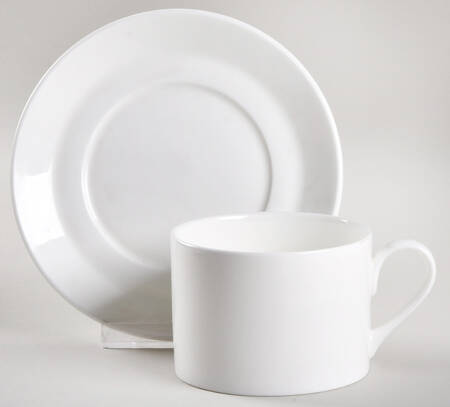 Wistful (Georgian Shape) Flat Cup & Saucer Set