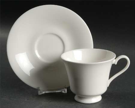 Wistful (Georgian Shape) Footed Cup & Saucer Set