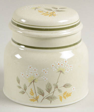Will O' The Wisp (Double Green Lne) Sugar Bowl & Lid