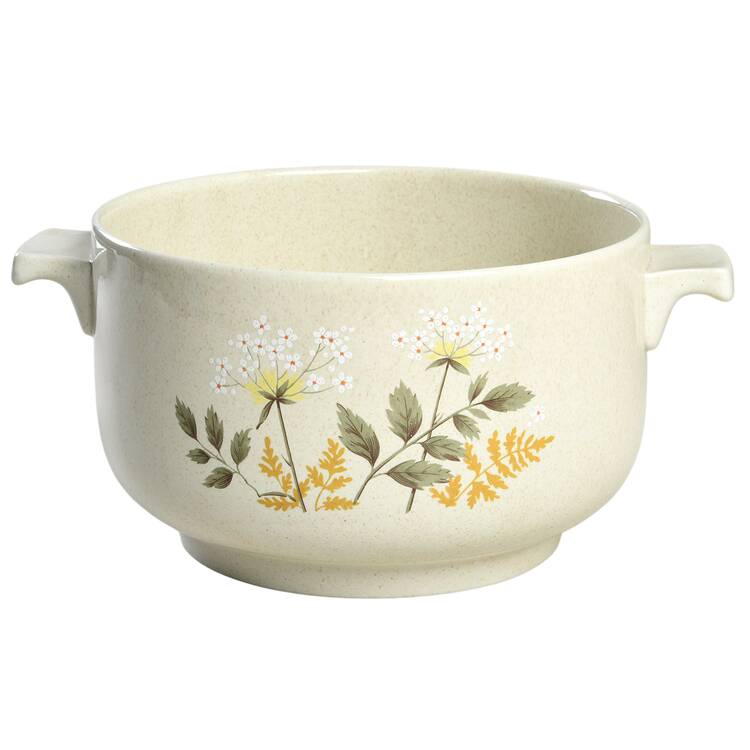 Will O' The Wisp (Double Green Lne) 2.5 Qt Round Casserole No Lid