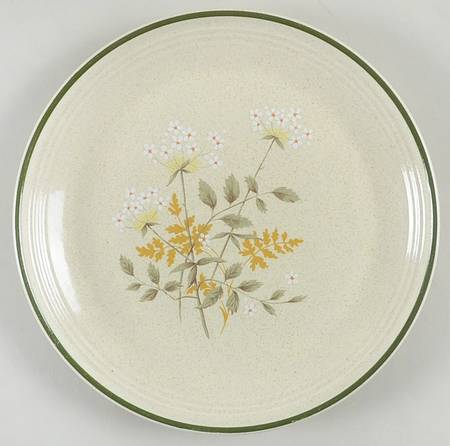 Will O' The Wisp (Single Green Line) Bread & Butter Plate