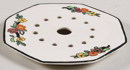 Woburn Black (No White Flowers) Strainer for Round Butter