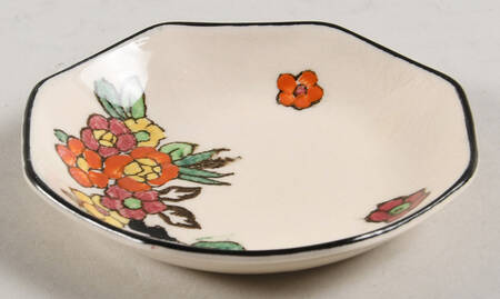 Woburn Black (No White Flowers) Butter Pat