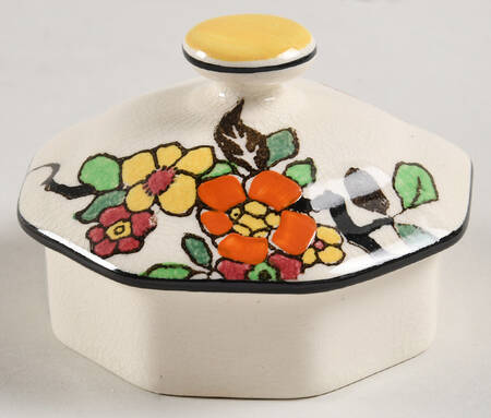 Woburn Black (No White Flowers) Lid for Teapot