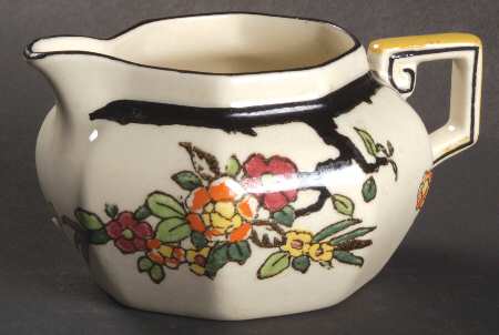 Woburn Black (No White Flowers) Creamer