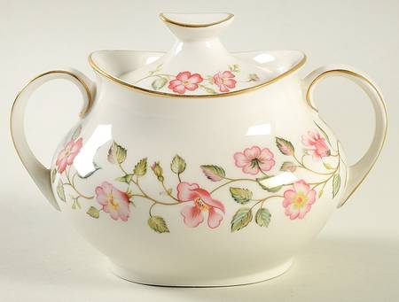 Woodland Rose Sugar Bowl & Lid
