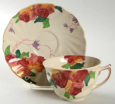 Wrenbury Flat Cup & Saucer Set