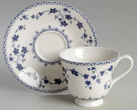 Yorktown Footed Cup & Saucer Set