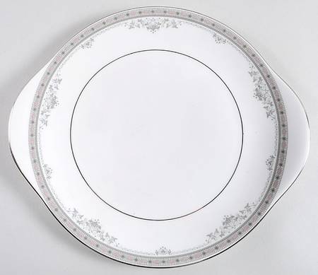 York Handled Cake Plate