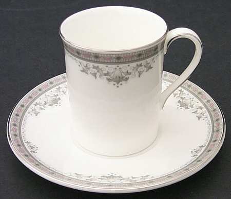 York Flat Demitasse Cup & Saucer Set