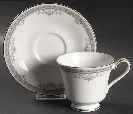 York Footed Cup & Saucer Set