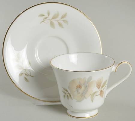 Yorkshire Rose Footed Cup & Saucer Set