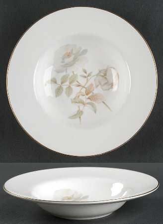 Yorkshire Rose Rim Soup Bowl