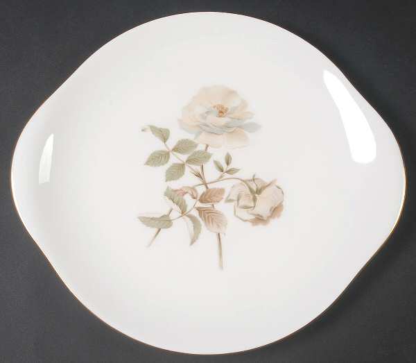 Yorkshire Rose Handled Cake Plate