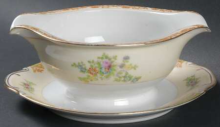 RDB1 Gravy Boat with Attached Underplate