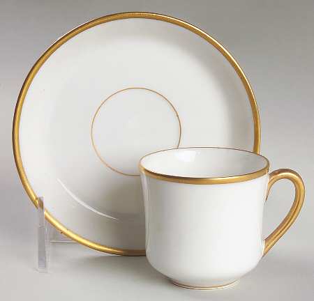 RDN2 Flat Demitasse Cup & Saucer Set