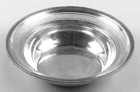 Sterling Hollowware Medium Sterling Pierced Round Vegetable