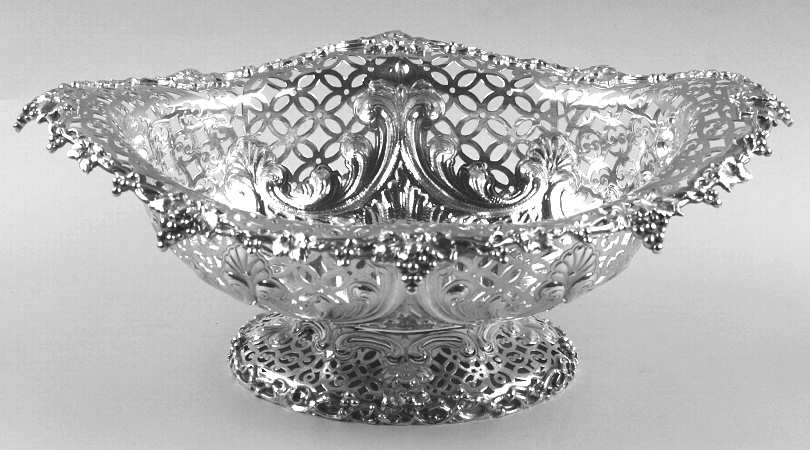 Sterling Hollowware Oval Footed Sterling Centerpiece