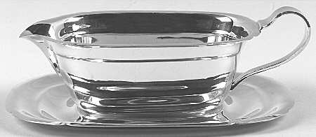 Sterling Hollowware Sterling Gravy Boat & Underplate
