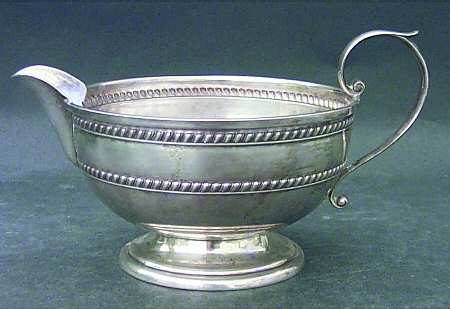 Sterling Hollowware Sauce Boat