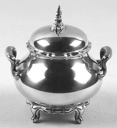Provincial (Silverplate, Hollowware) Sugar Bowl & Lid