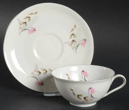 Mountain Bell Flat Demitasse Cup & Saucer Set