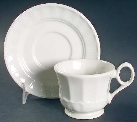 Footed Cup & Saucer Set