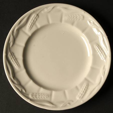 Wheat (Ribbed) Bread & Butter Plate by Red Cliff