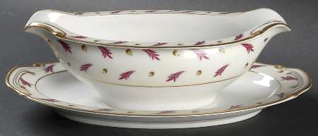 Coronation Gravy Boat with Attached Underplate