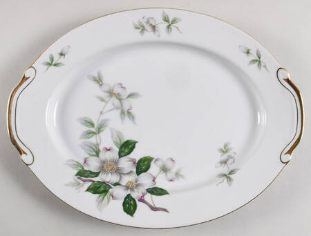 Dogwood 11" Oval Serving Platter
