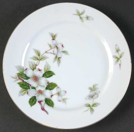 Dogwood Bread & Butter Plate