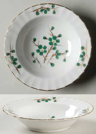 Emerald Rim Fruit/Dessert (Sauce) Bowl