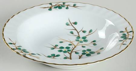Emerald Rim Soup Bowl
