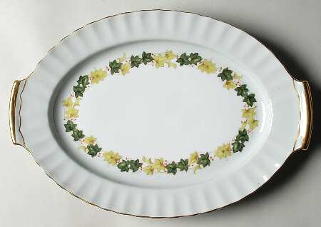 Lawndale 14" Oval Serving Platter