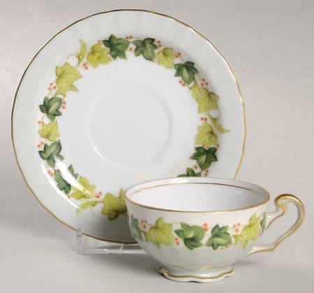 Lawndale Footed Demitasse Cup & Saucer Set